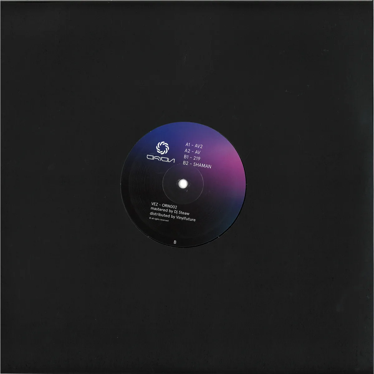 Back cover — Orion — VEZ