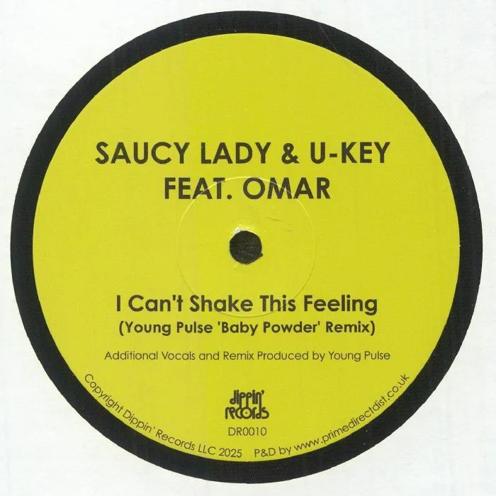 Обратная сторона обложки — SAUCY LADY / U KEY feat OMAR — I Can't Shake This Feeling