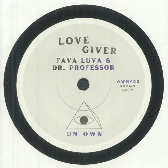 Обратная сторона обложки — FAVA LUVA / DR PROFESSOR — Sent Ra / Love Giver
