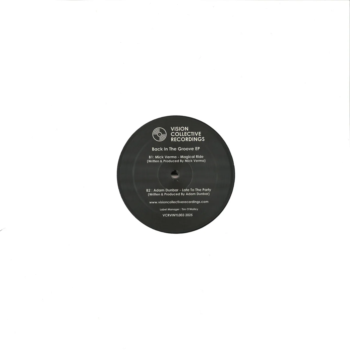 Back cover — Various — Back In The Groove EP