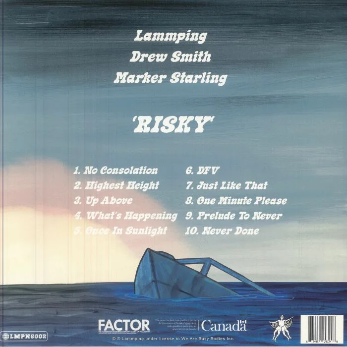 Обратная сторона обложки — LAMMPING / DREW SMITH / MARKER STARLING — Risky