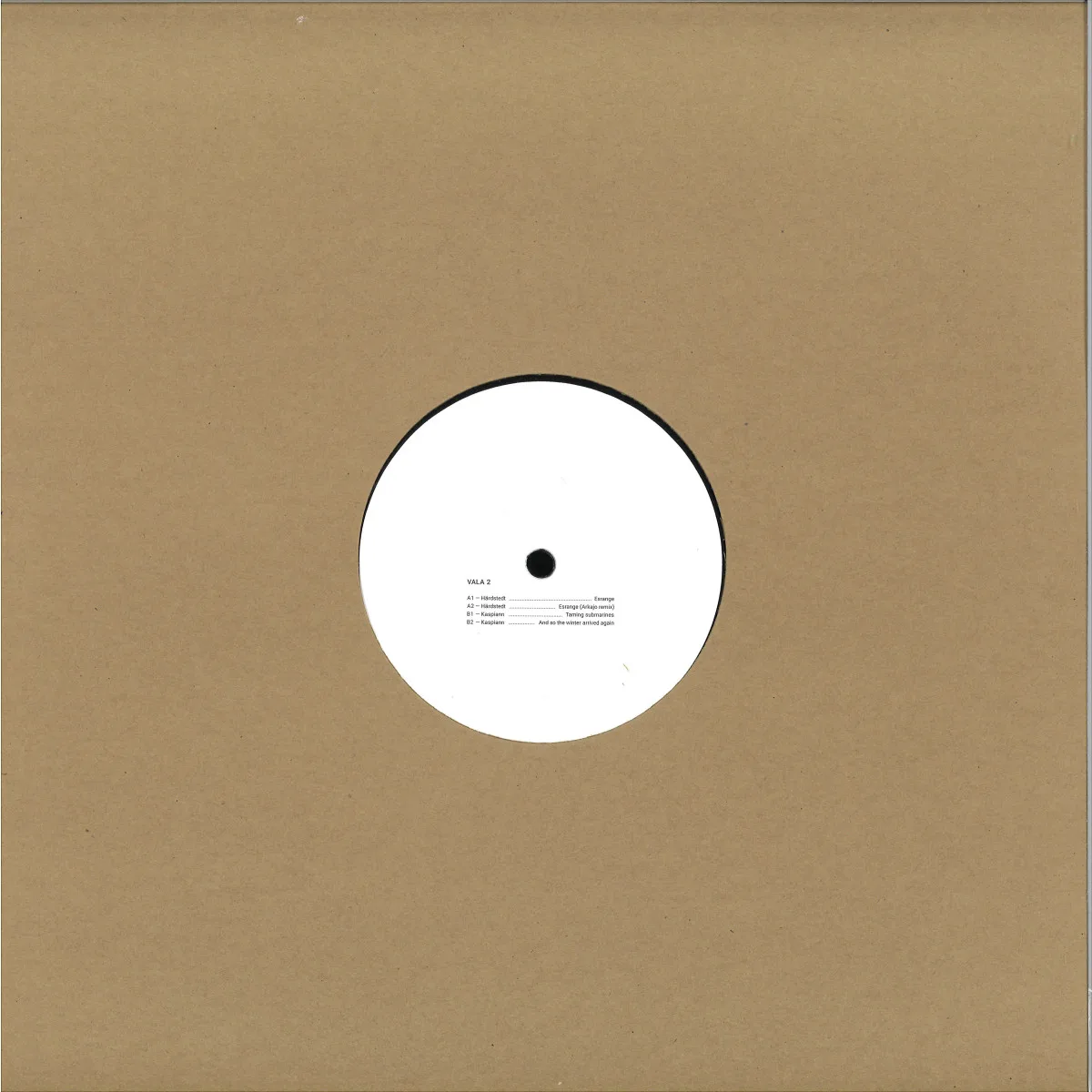 Back cover — Härdstedt,Kaspiann — VALA 2