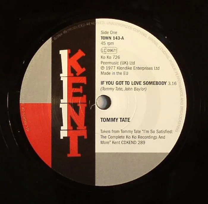 Tommy TATE / LUTHER INGRAM — If You Got To Love Somebody