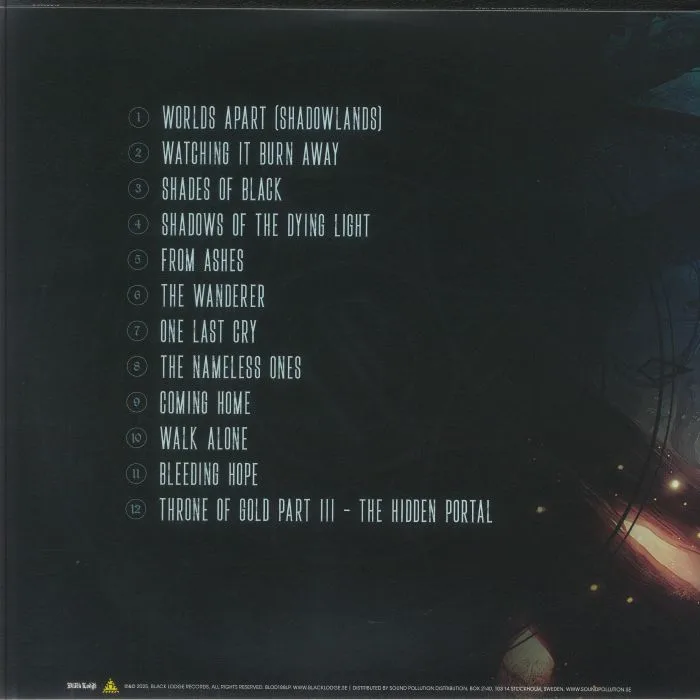 Back cover — SARAYASIGN — Shadows Of The Dying Light