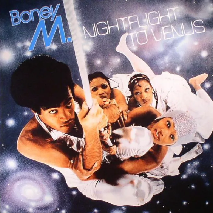 Лицевая сторона обложки — BONEY M — Nightflight To Venus (reissue)