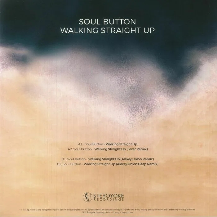 Back cover — SOUL BUTTON — Walking Straight Up (B-STOCK)
