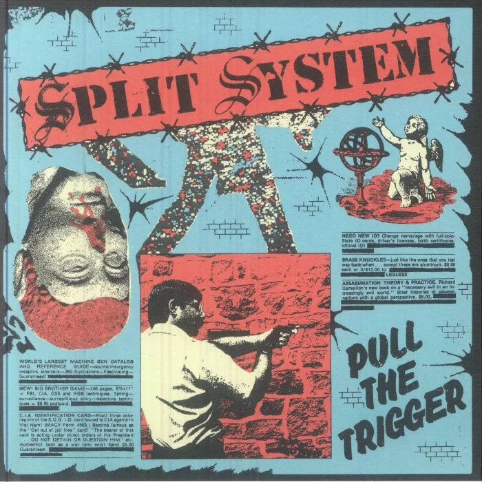Back cover — SPLIT SYSTEM — No Cops In Heaven