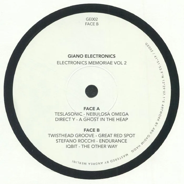 Обратная сторона обложки — TESLASONIC / DIRECT Y / TWISTHEAD GROOVE / STEFANO ROCCHI / IQBIT — Electronics Memoriae Vol 2