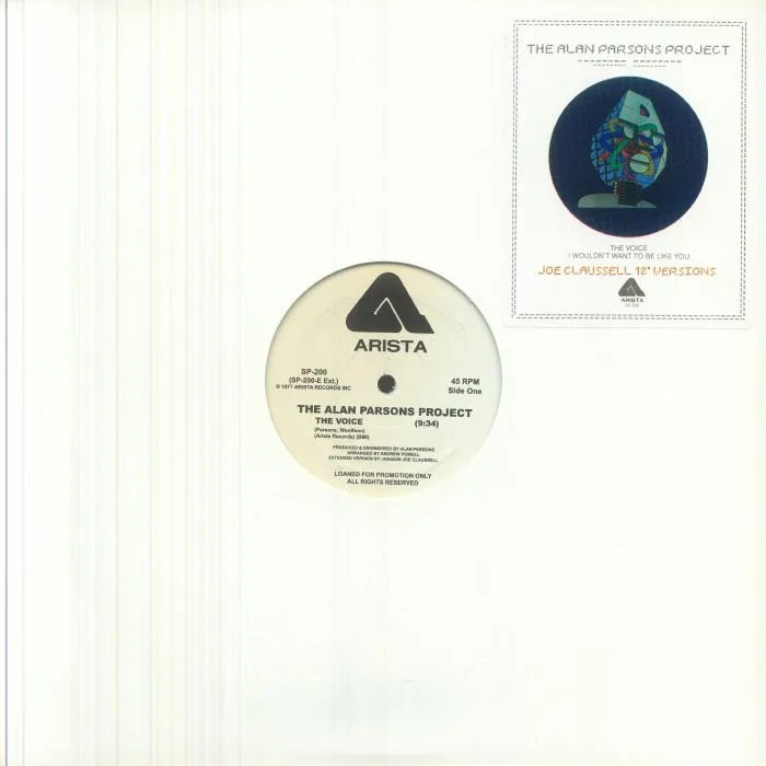 The ALAN PARSONS PROJECT / JOE CLAUSSELL — The Voice: Joe Claussell 12" Versions