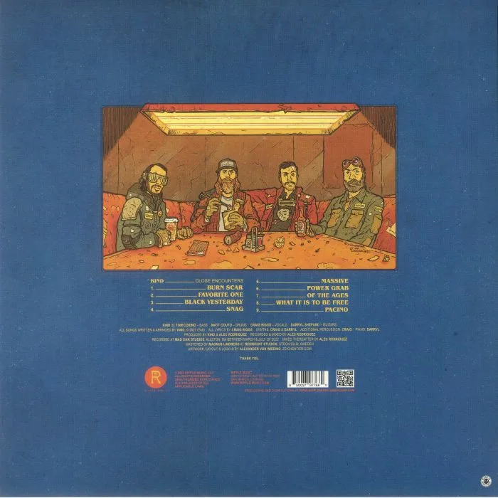 Back cover — The KIND — Close Encounters