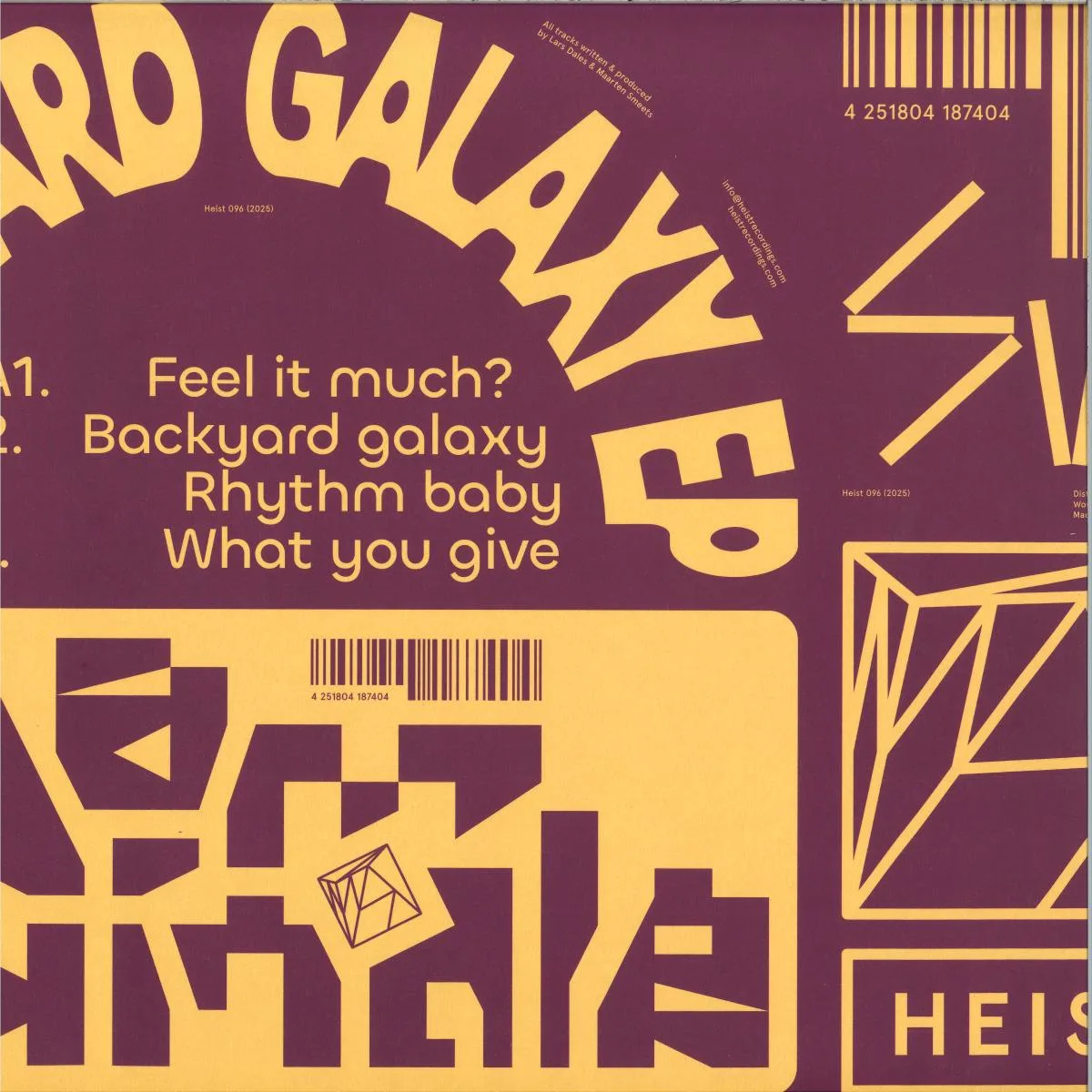 Dam Swindle — Backyard galaxy EP