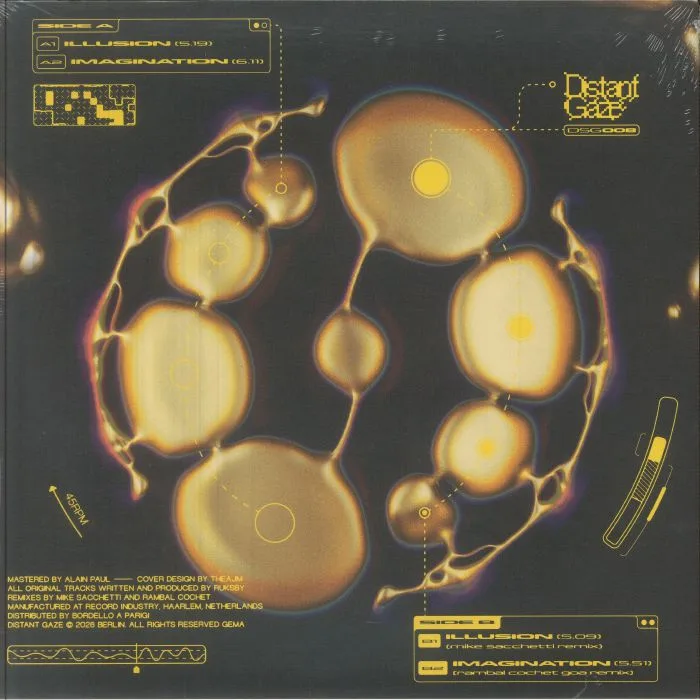 Обратная сторона обложки — RUKSBY — Phosphene Cognition EP