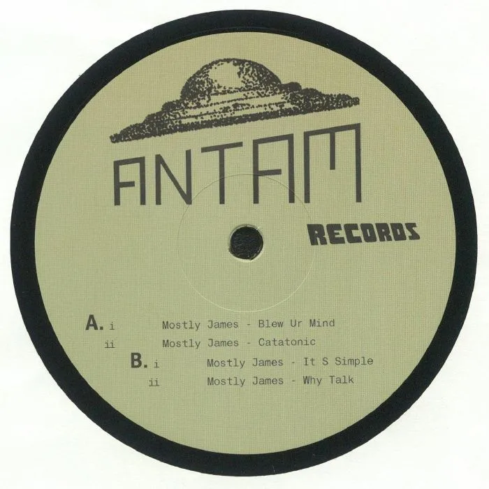 Back cover — MOSTLY JAMES — Catatonic EP