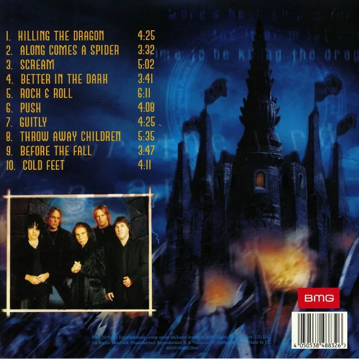 Обратная сторона обложки — DIO — Killing The Dragon (reissue)