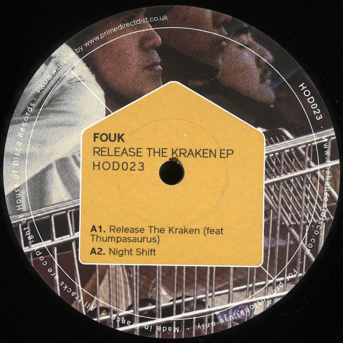 Лицевая сторона обложки — Fouk — Release The Kraken EP