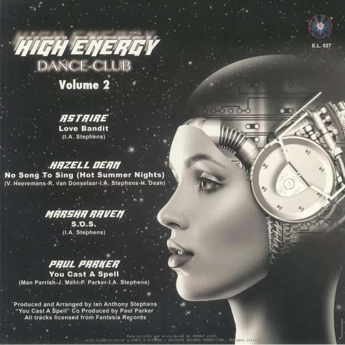 Back cover — ASTAIRE / HAZELL DEAN / MARSHA RAVEN / PAUL PARKER — High Energy Dance Club Vol 2