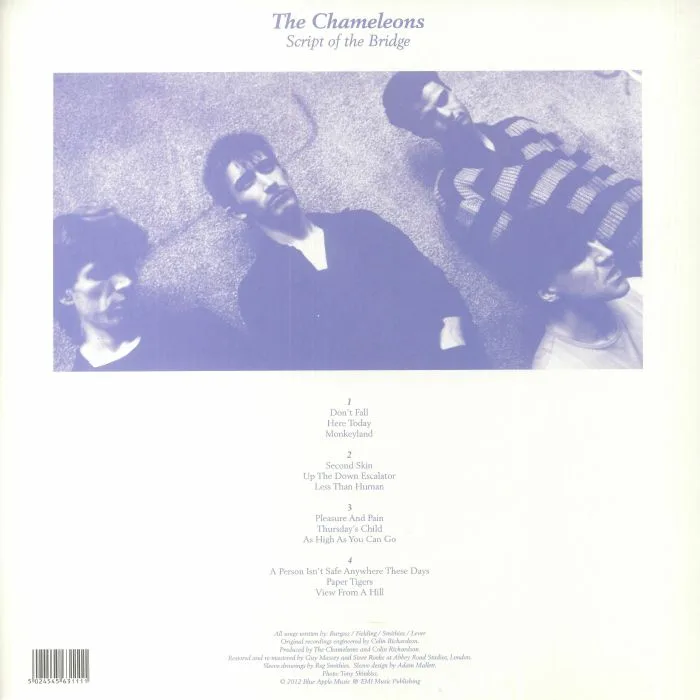 Обратная сторона обложки — The CHAMELEONS — Script Of The Bridge (Abbey Road Restoration Edition)