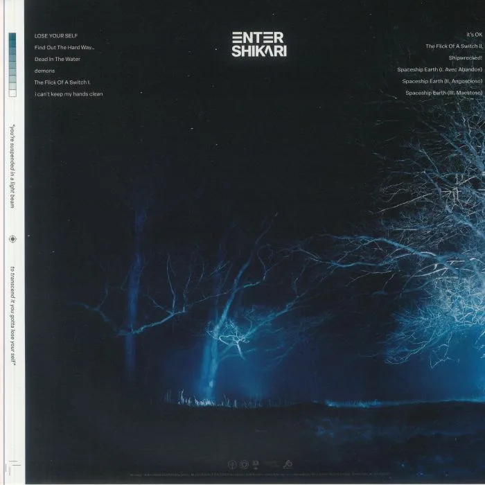 Обратная сторона обложки — ENTER SHIKARI — Lose Your Self