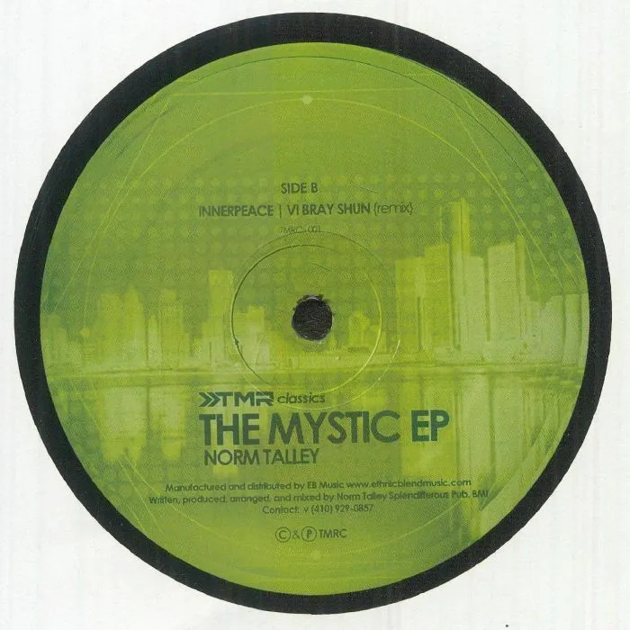 Обратная сторона обложки — Norm TALLEY — The Mystic EP (reissue)