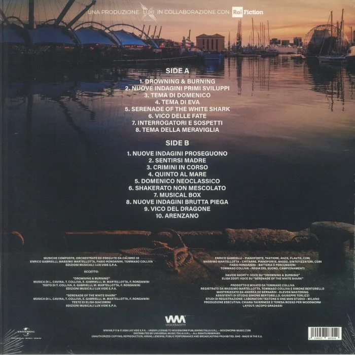 Back cover — CALIBRO 35 — Blanca 3 (Soundtrack)