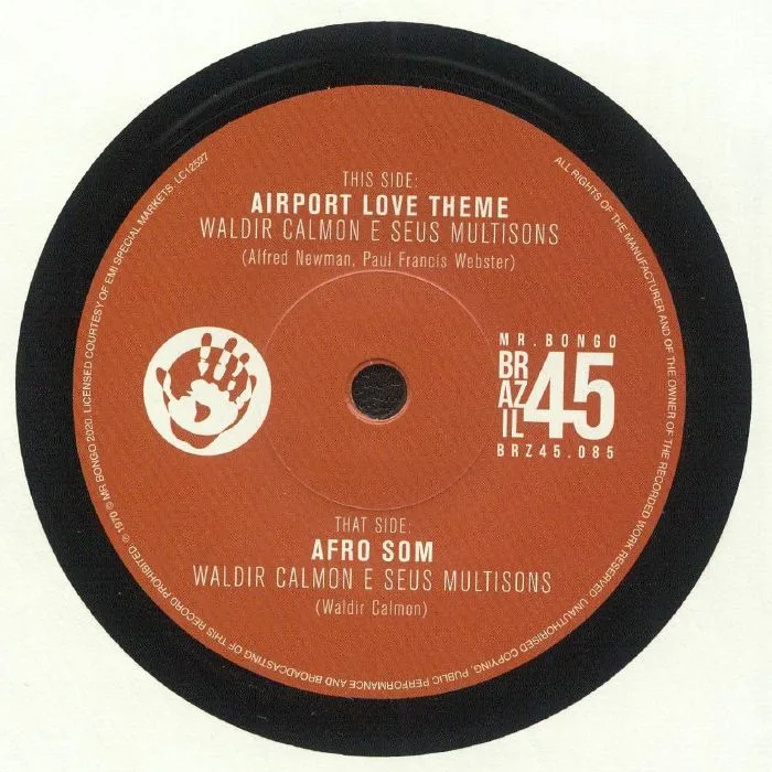 Front cover — WALDIR CALMON E SEUS MULTISONS — Airport Love Theme (reissue)