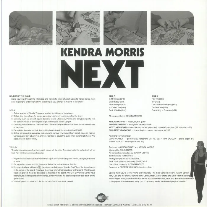 Обратная сторона обложки — Kendra MORRIS — Next