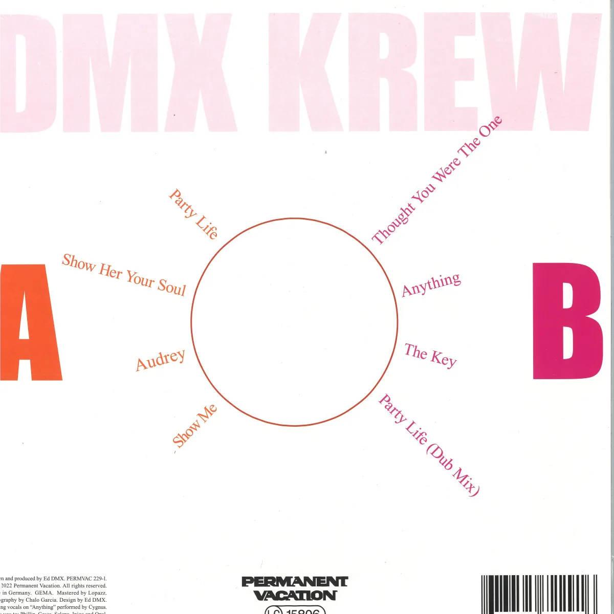 Обратная сторона обложки — Dmx Krew — Party Life