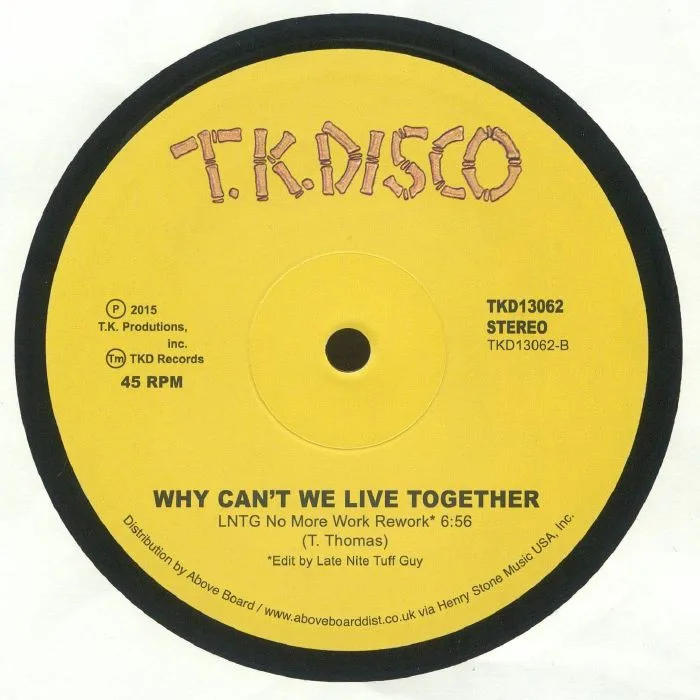Обратная сторона обложки — Timmy THOMAS — Why Can't We Live Together