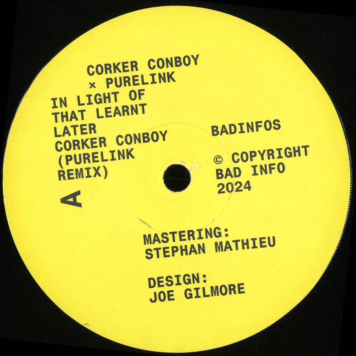 Corker Conboy — Corker Conboy x Purelink