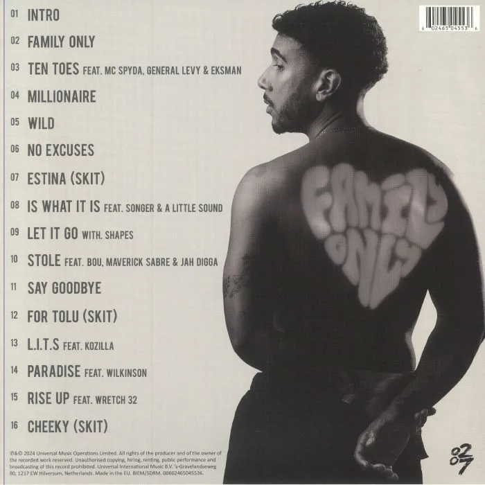 Back cover — BRU C — Family Only