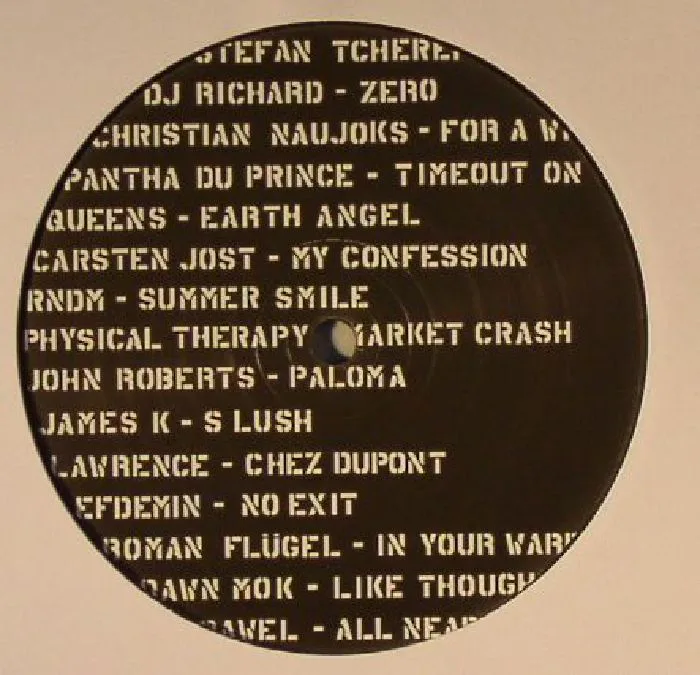 Back cover — Carsten JOST / RNDM / PHYSICAL THERAPY / JOHN ROBERTS / JAMES K — All Part 2