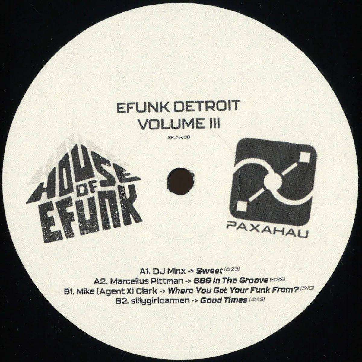 Лицевая сторона обложки — Various — House of EFUNK, Detroit – Volume 3
