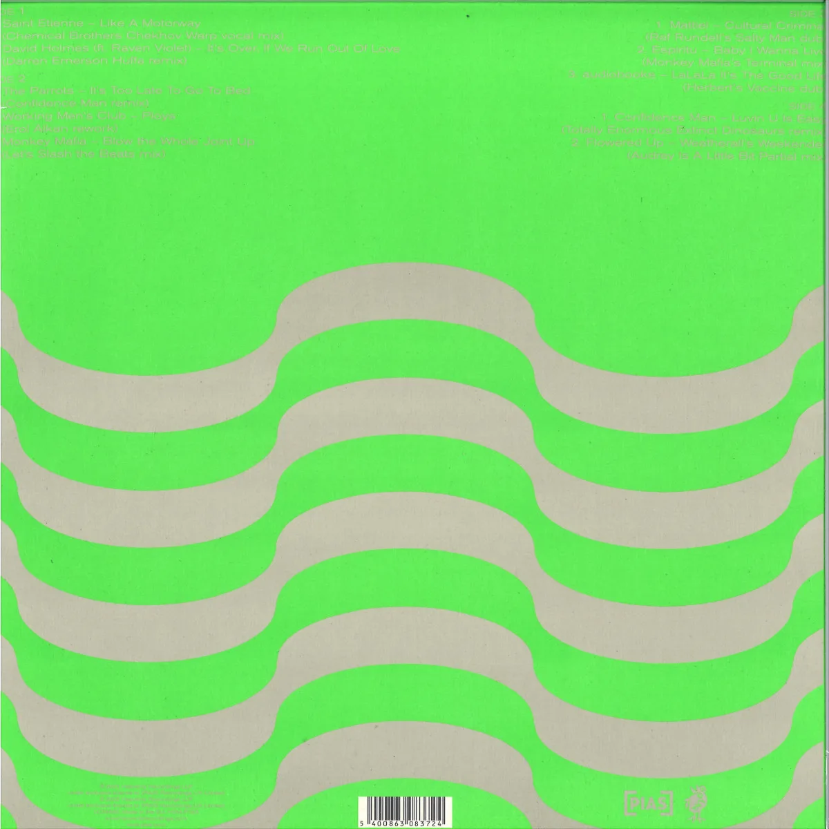 Обратная сторона обложки — Various — Heavenly Remixes 6 LP 2x12"