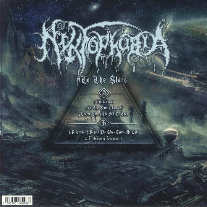 Back cover — NYKTOPHOBIA — To The Stars