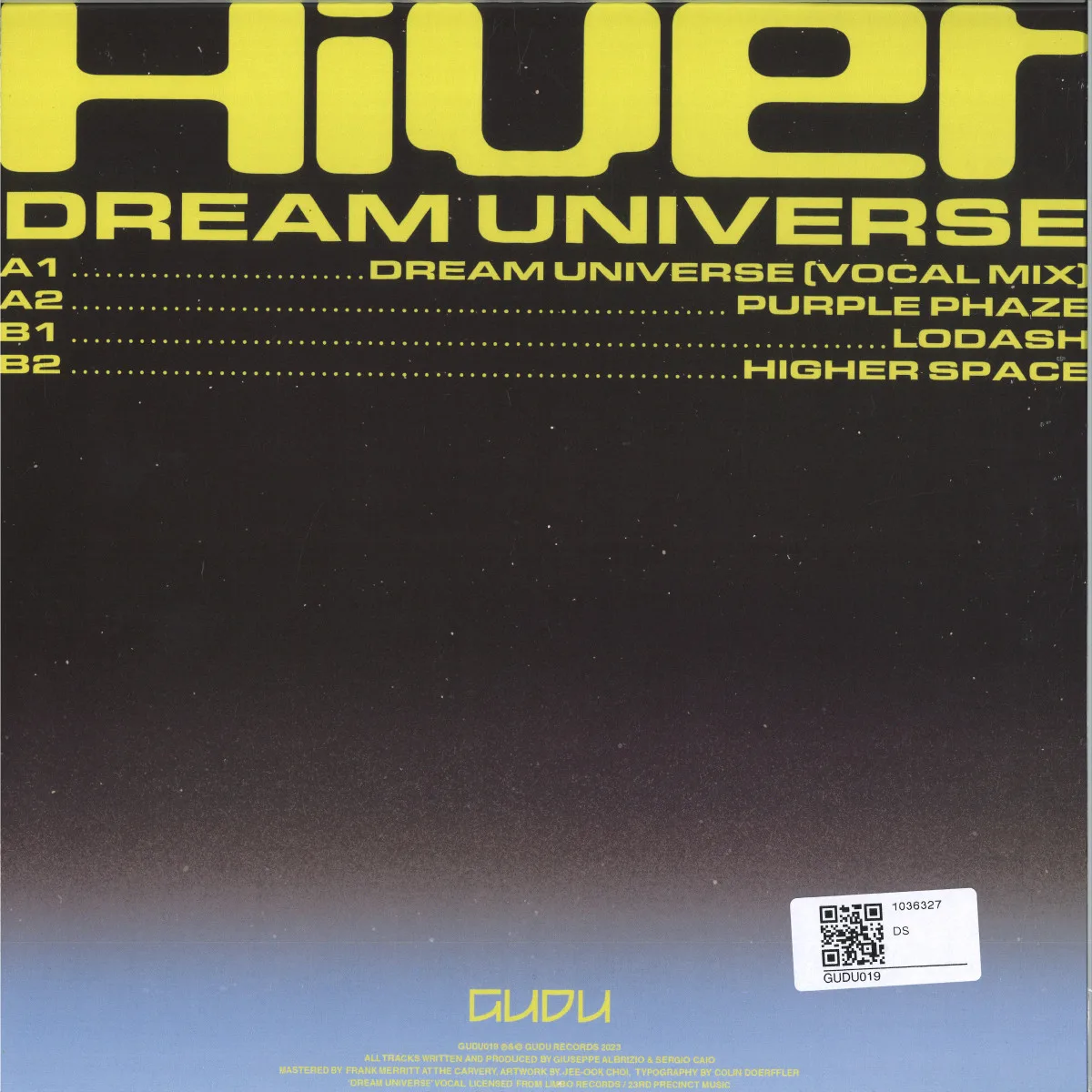 Back cover — Hiver — Dream Universe