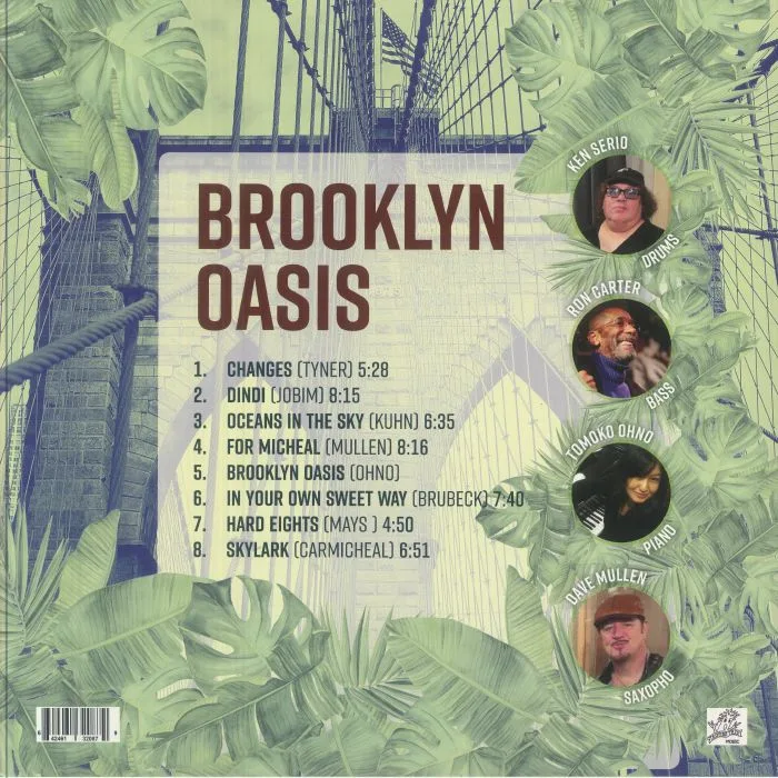 Обратная сторона обложки — KEN SERIO QUARTET — Brooklyn Oasis