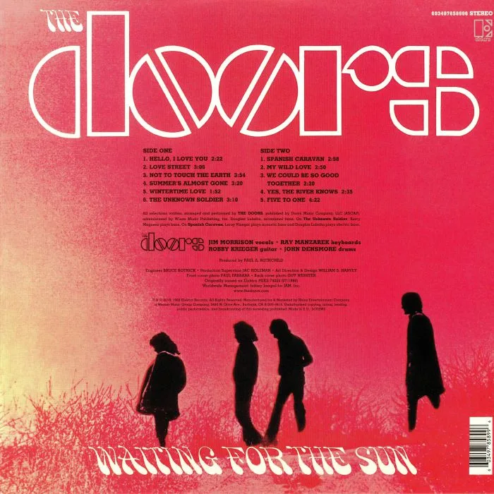 Back cover — The DOORS — Waiting For The Sun (remastered)