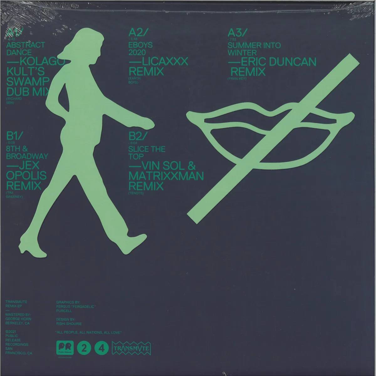 Back cover — Various — Transmute Remix EP