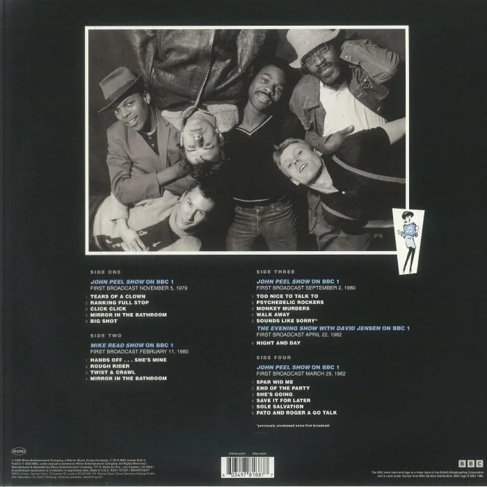 Back cover — The ENGLISH BEAT — The Beat At The BBC (Record Store Day Black Friday RSD 2025)