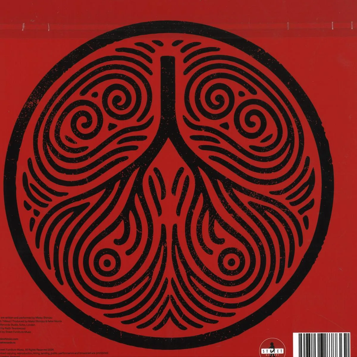 Back cover — Mieko Shimizu — Breathe Out EP