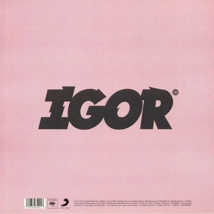 Back cover — TYLER THE CREATOR — Igor