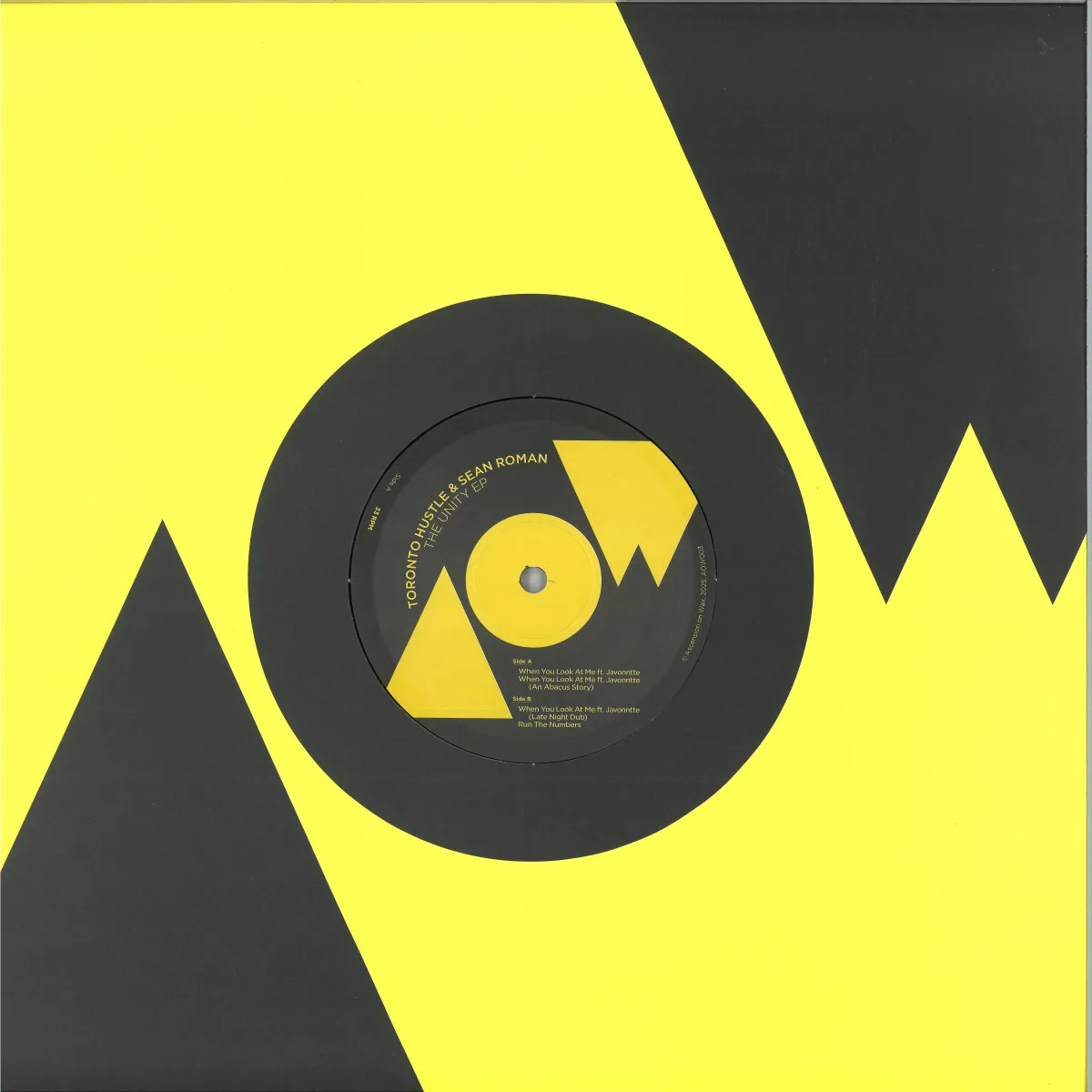 Front cover — Toronto Hustle & Sean Roman — The Unity EP (ft. Javonntte)