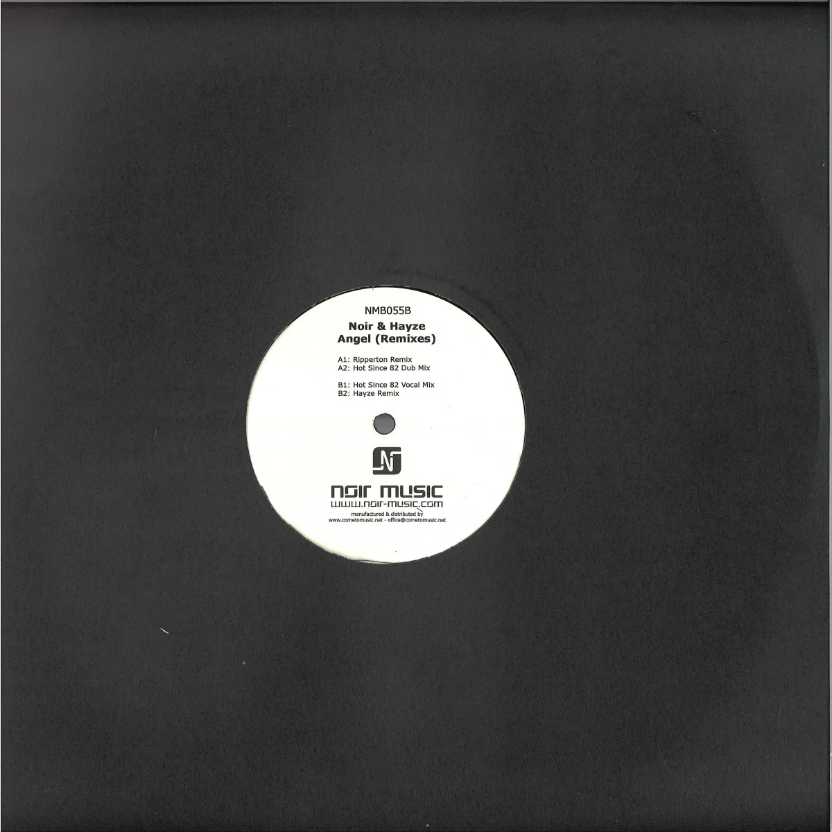 Back cover — Noir&Hayze — Angel Remixes