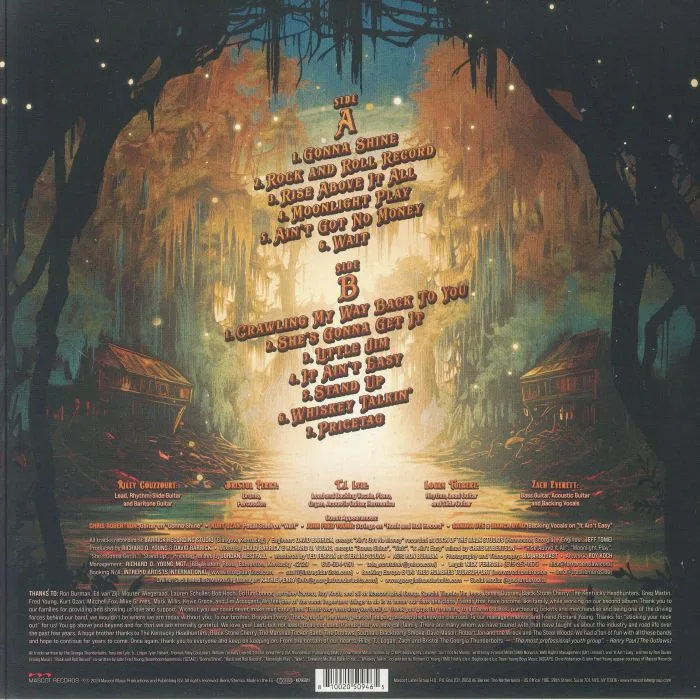Back cover — The GEORGIA THUNDERBOLTS — Rise Above It All