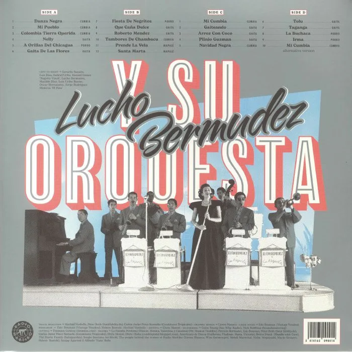 Обратная сторона обложки — LUCHO BERMUDEZ Y SU ORQUESTA — The Coastal Invasion: Cumbia Porro Gaita & Mapale From Colombia's Caribbean Coast 1946-1961