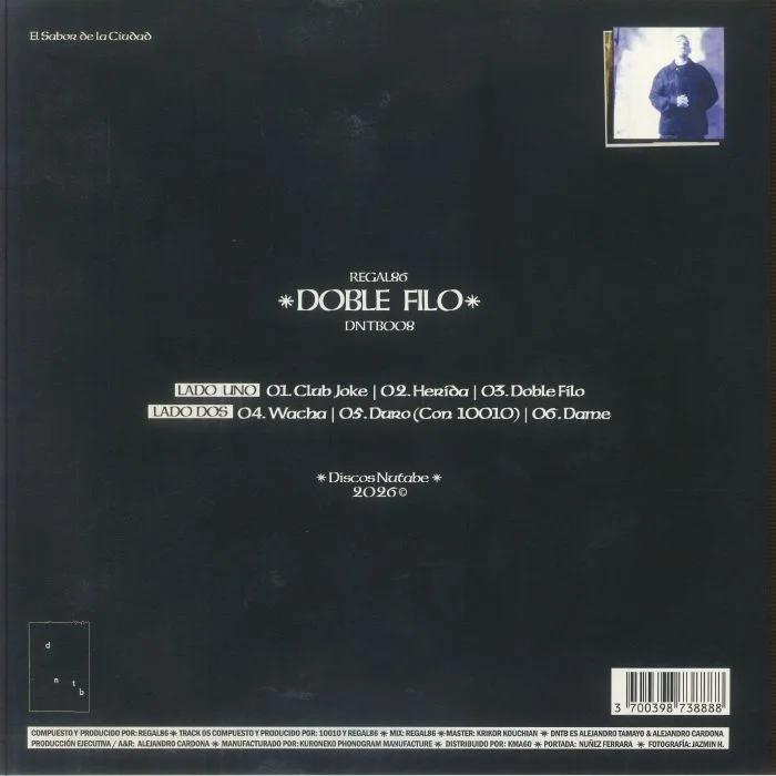 Back cover — REGAL86 — Doble Filo