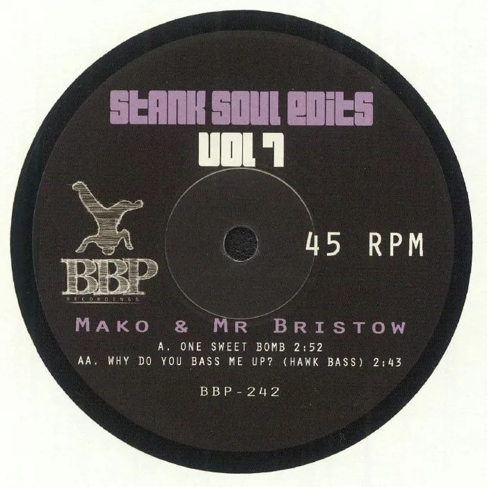 Лицевая сторона обложки — MAKO / MR BRISTOW — Stank Soul Edits Vol 7