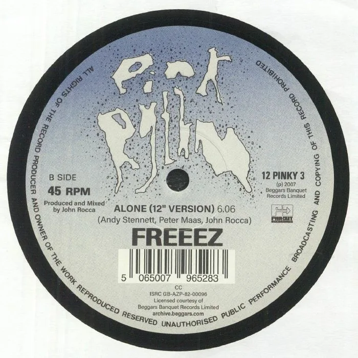 Обратная сторона обложки — FREEEZ — Mariposa