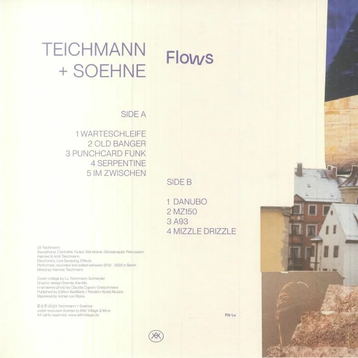 Обратная сторона обложки — TEICHMANN / SOEHNE — Flows