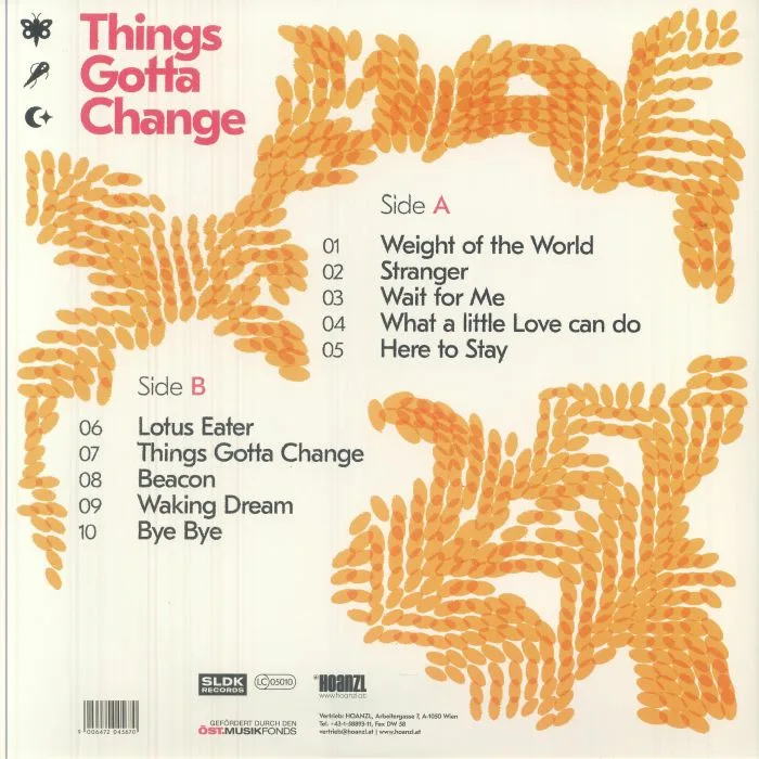 Back cover — SLADEK — Things Gotta Change